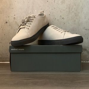 White Mutual Weave Sneakers (Brand New White Shoes)